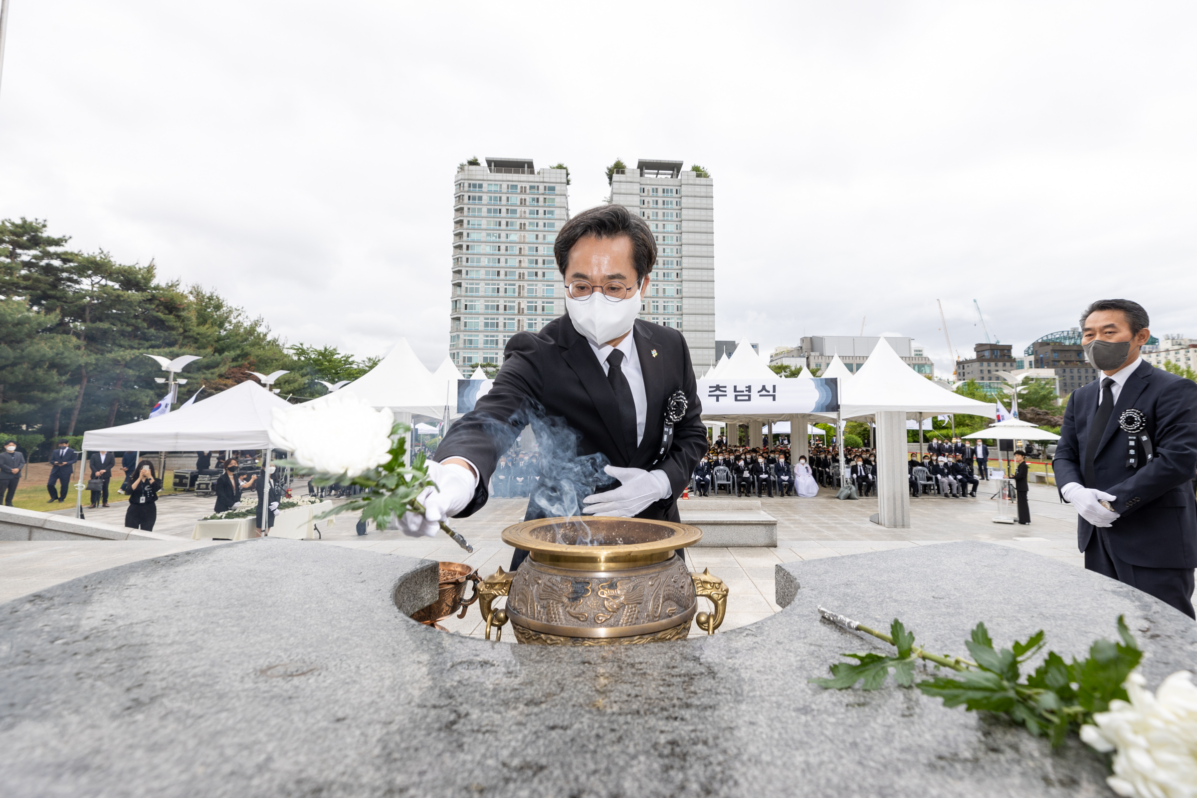 김동연 경기도지사당선인 현충일 참배