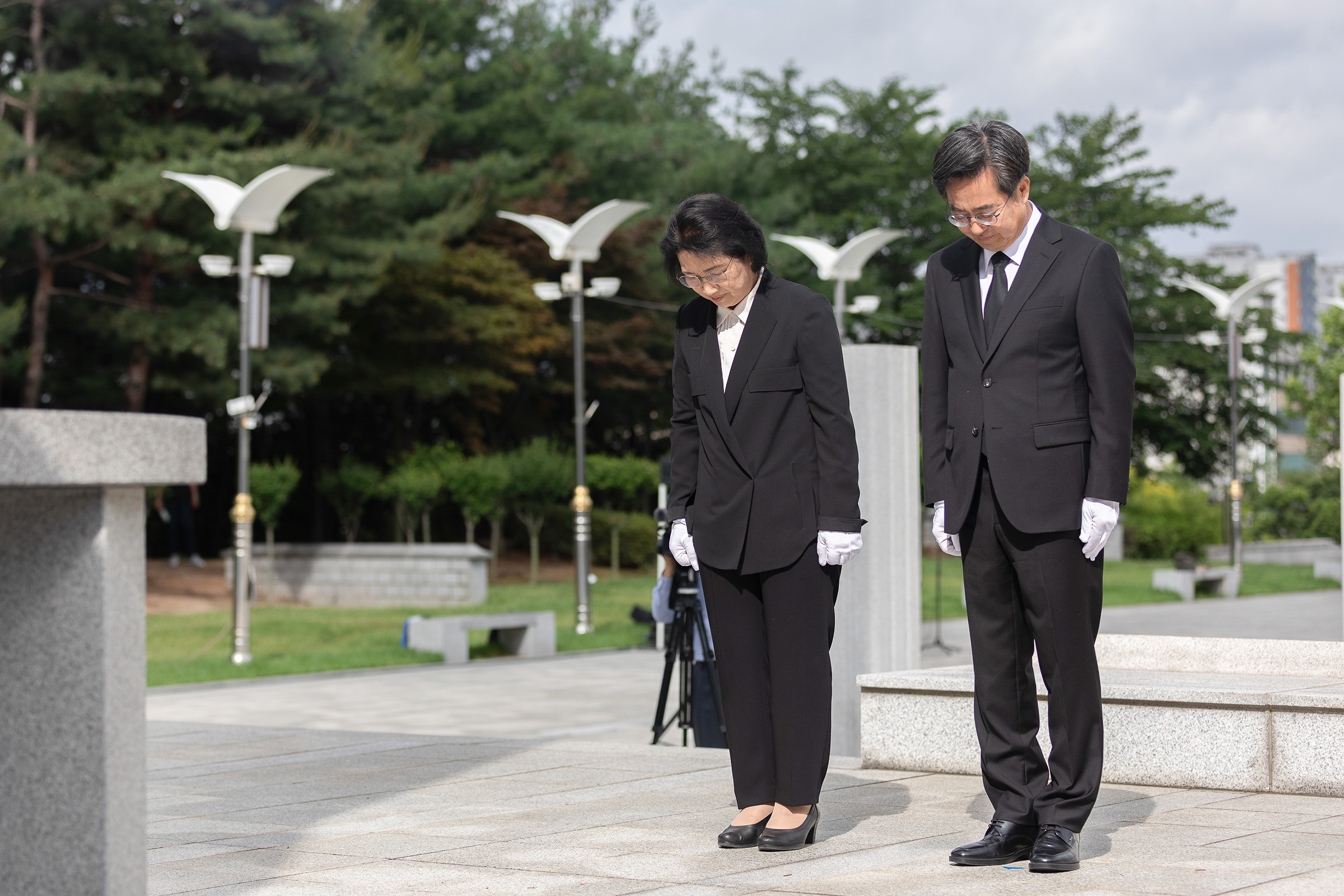 김동연 경기도지사당선인 현충일 참배