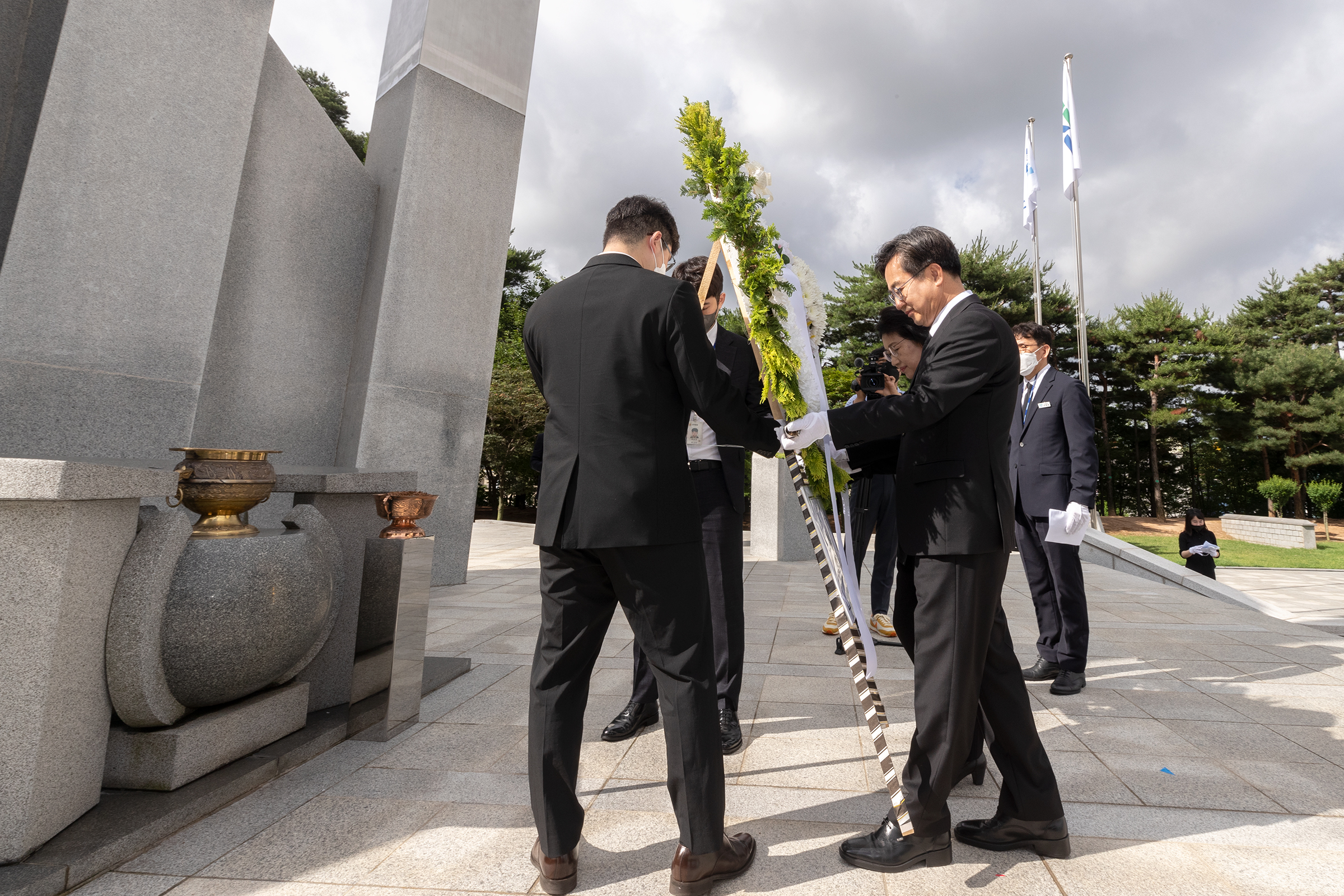 김동연 경기도지사당선인 현충일 참배