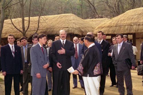 알렉산드르 루카센코 벨라루스공화국 대통령 방한(민속촌) #199220