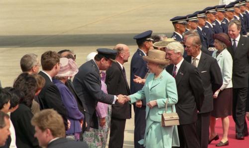 엘리자베스 2세 영국 여왕 내외 국빈 방한 환영행사 #230139