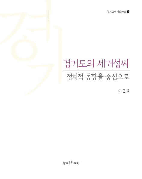경기도의 세거성씨
