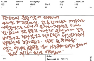 경기도메모리 기억의도서관 ; 시민참여 01