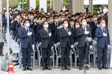 김동연 경기도지사당선인 현충일 참배