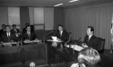 김영삼 대통령 경제장관회의 주재 #138237