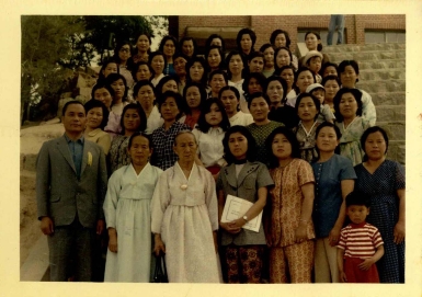 1973년 수원 남창국민학교 어머니 교실