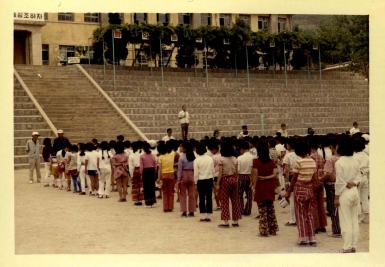 1973년 수원 남창국민학교 송충이잡기