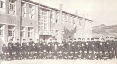 1968년 안성중학교 졸업사진