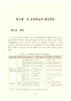 각 초등학교의 발전과정
